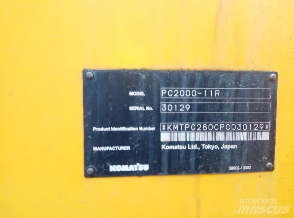 Komatsu PC 2000 Pásové rýpadlá