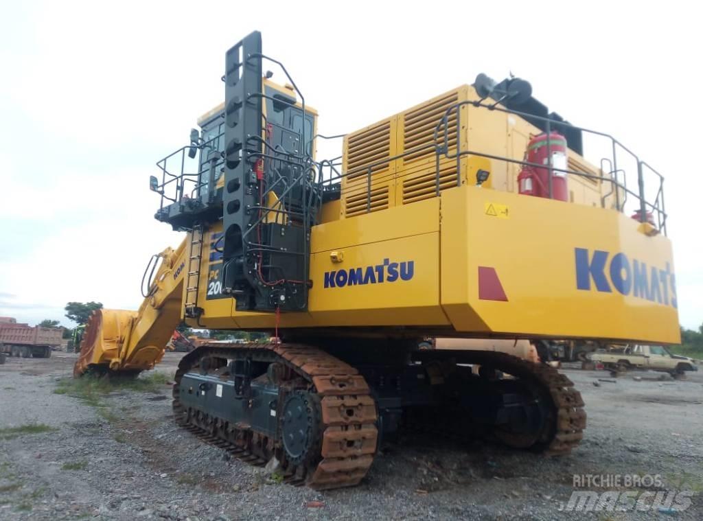 Komatsu PC 2000 Pásové rýpadlá