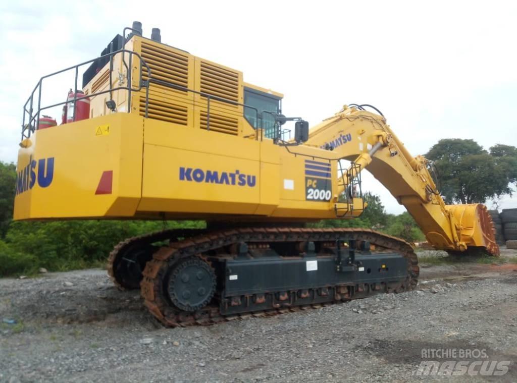 Komatsu PC 2000 Pásové rýpadlá