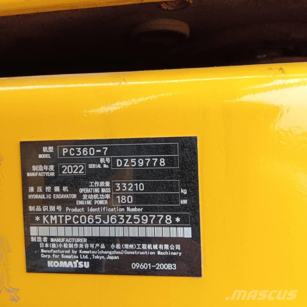 Komatsu PC 360-7 Pásové rýpadlá