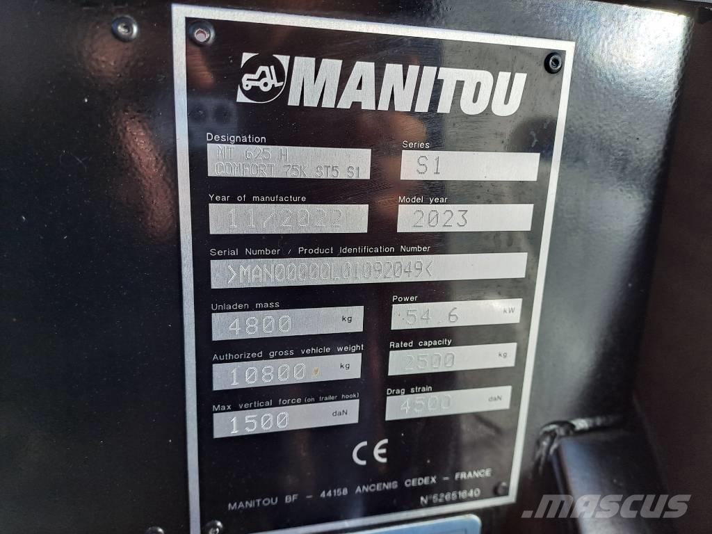 Manitou MT 625 H Teleskopické manipulátory