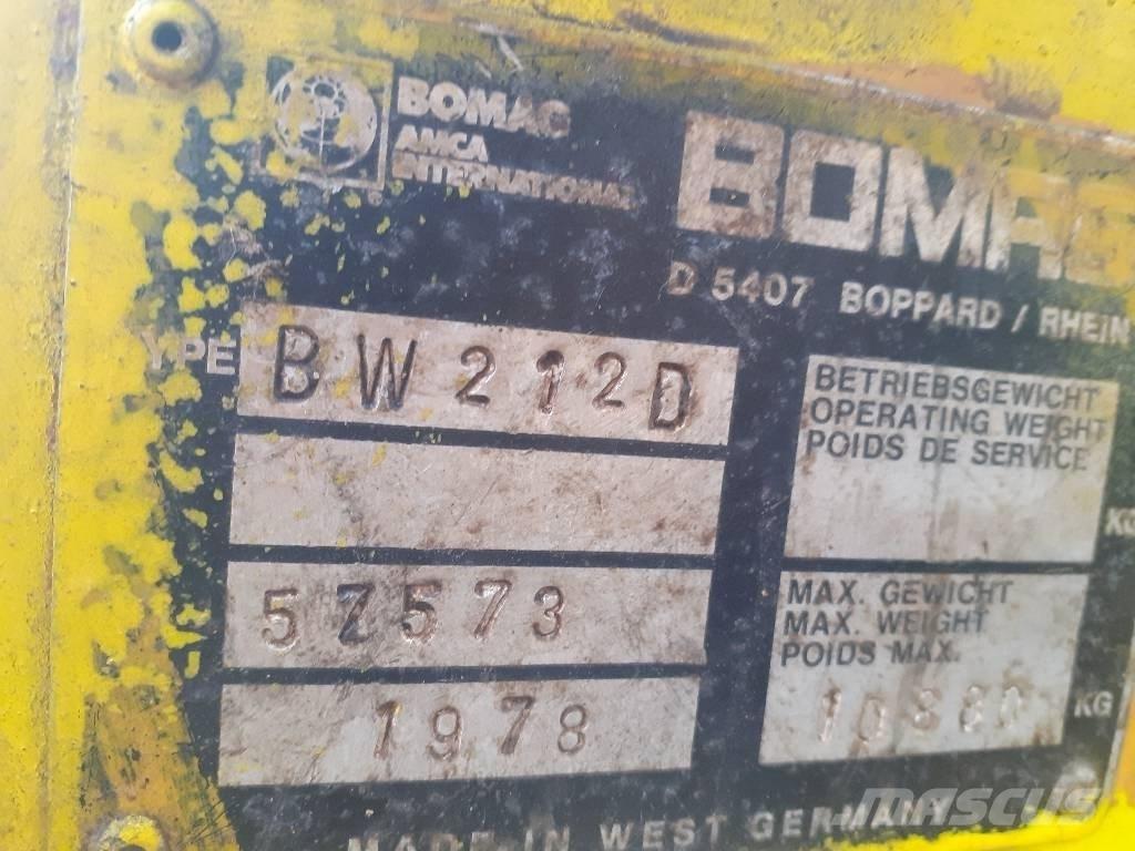 Bomag BW 212 D Pôdne kompaktory