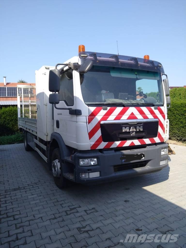 MAN TGM Plošinové nákladné automobily/nákladné automobily so sklápacími bočnicami