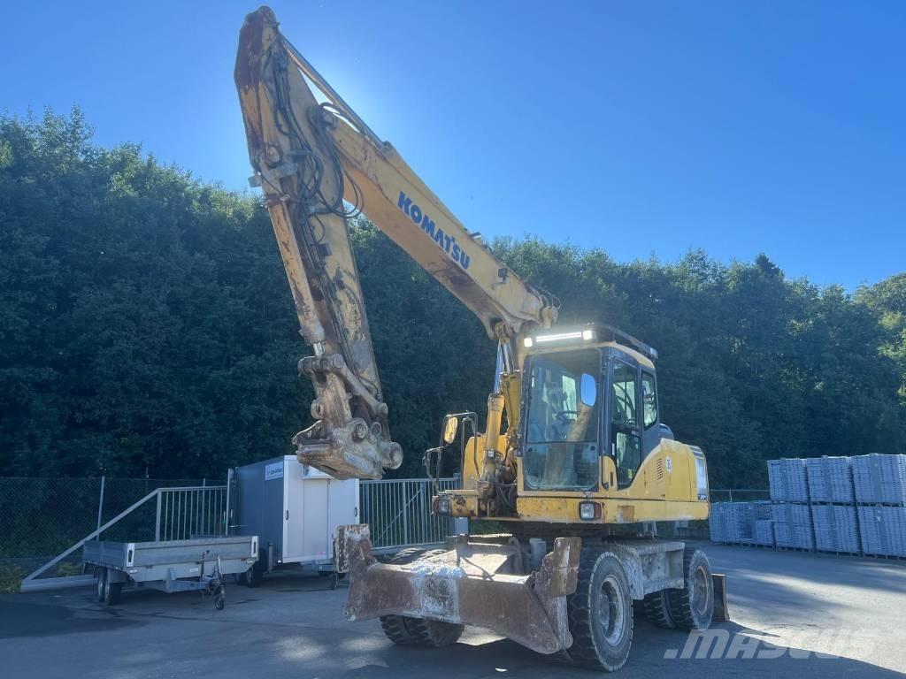 Komatsu PW 200-7 Kolesové rýpadlá