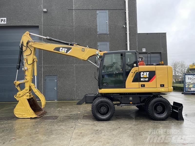CAT M 314 F Kolesové rýpadlá