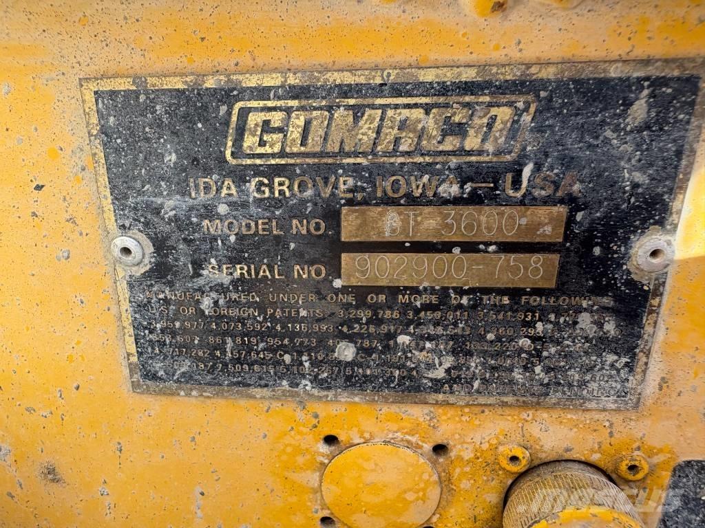 Gomaco GT 3600 Stroje na betónové dlaždice