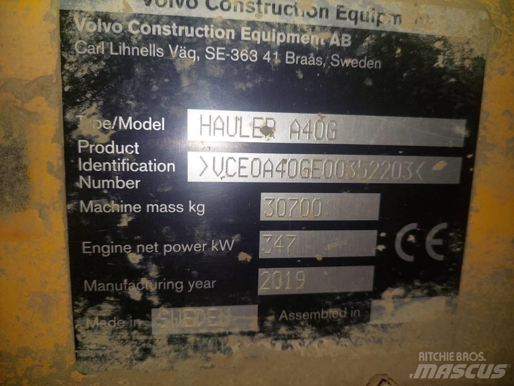 Volvo A 40 G Kĺbové nákladné autá