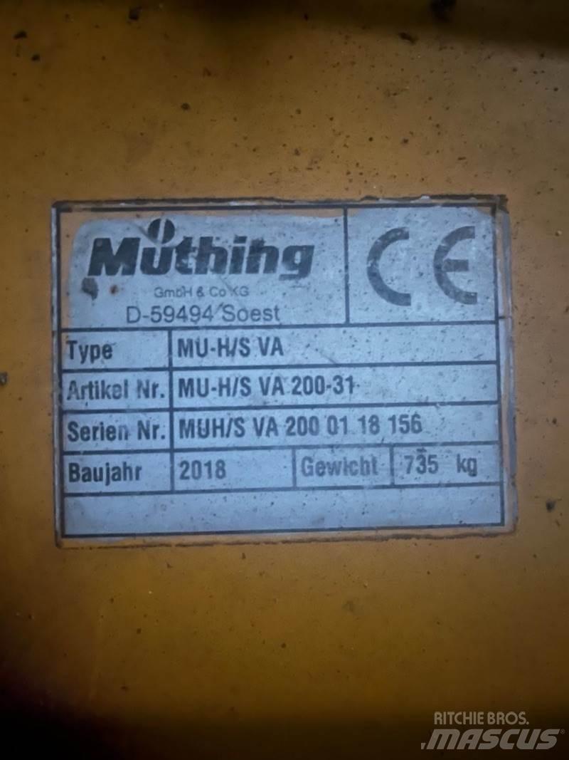 Müthing MU- H/S V A Stroje na zber krmovín-príslušenstvo