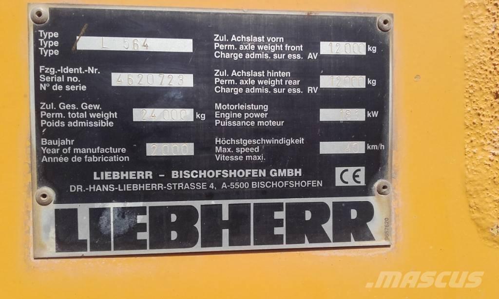 Liebherr L 564 Kolesové nakladače