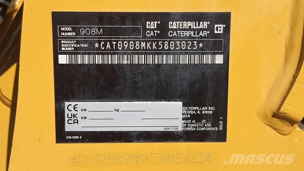 CAT 908M  Cat 908 Kolesové nakladače