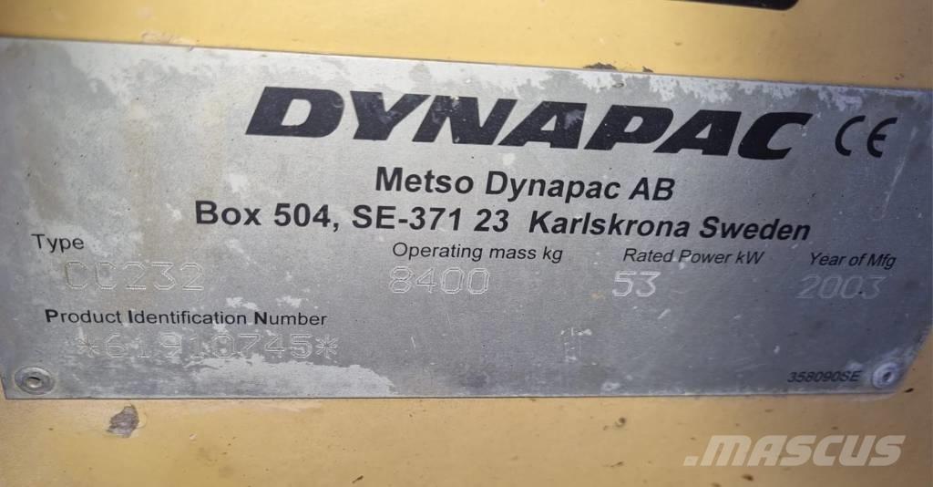 Dynapac CC 232 Tandemové valce