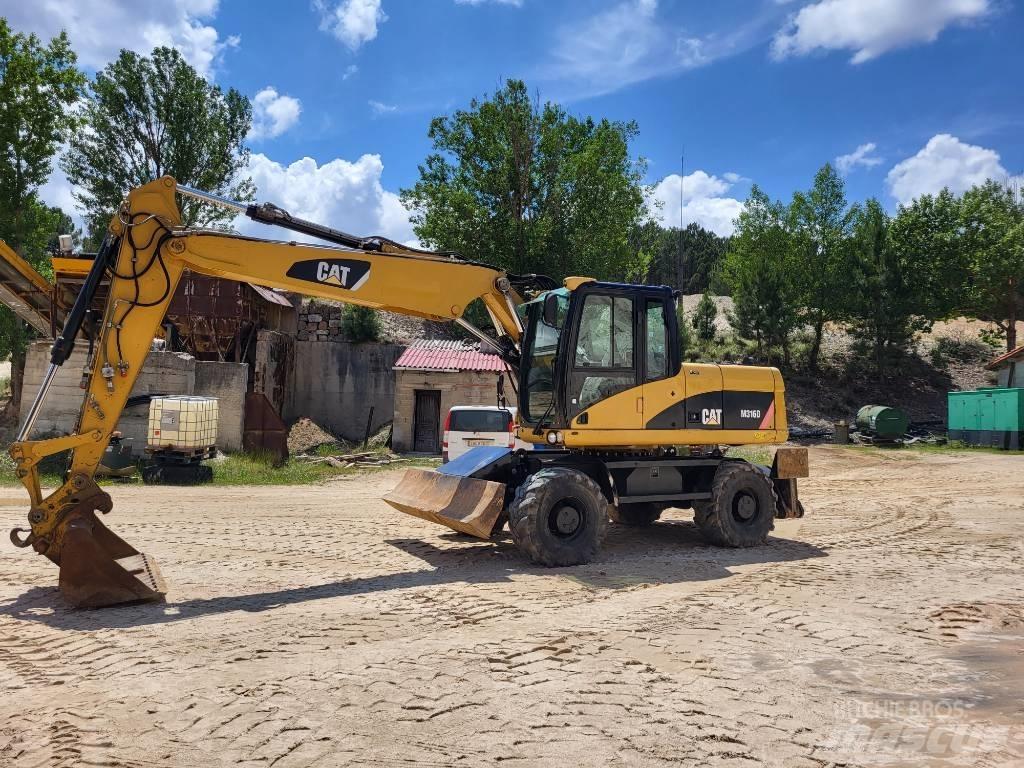 CAT 316d Kolesové rýpadlá