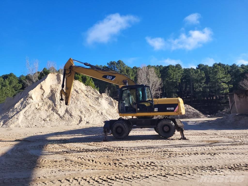CAT 316d Kolesové rýpadlá