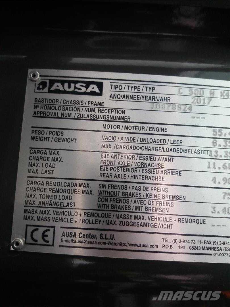 Ausa C500 HX4 Terénne vysokozdvižné vozíky