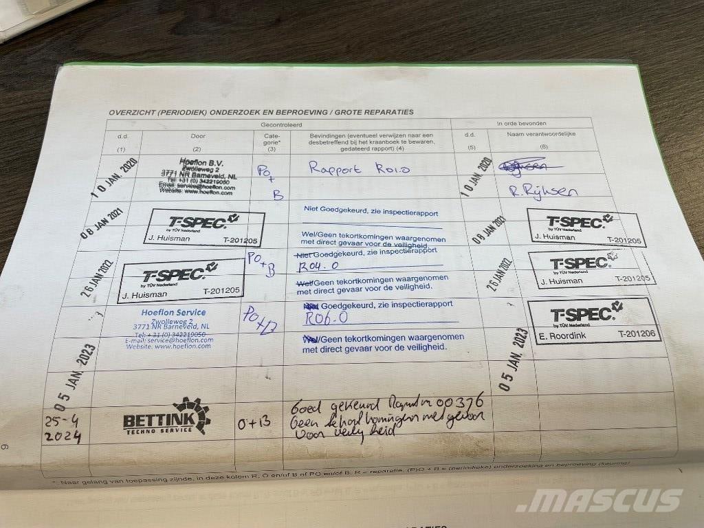 Hoeflon C 6 E Minižeriavy