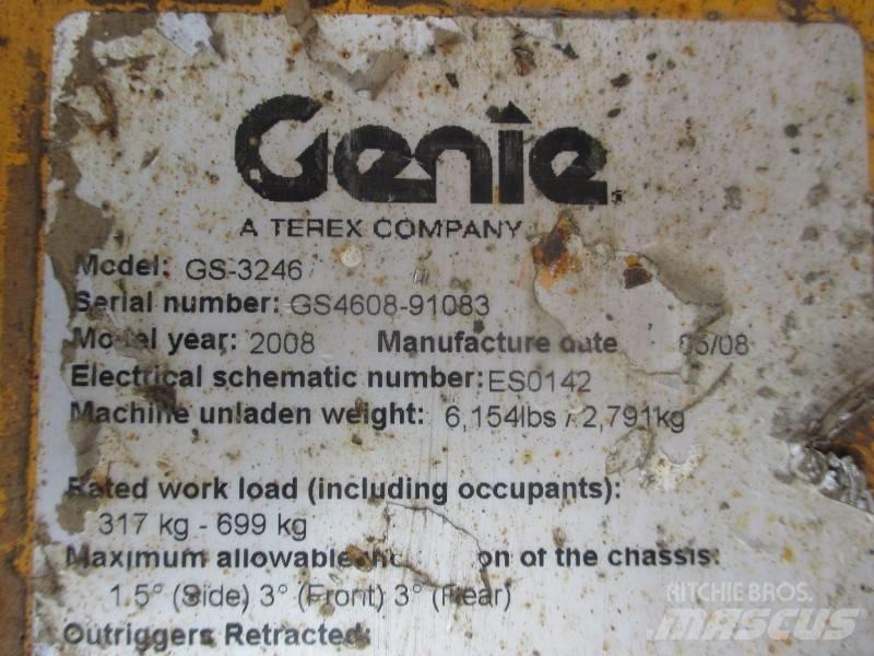 Genie GS 3246 Nožnicové zdvíhacie plošiny