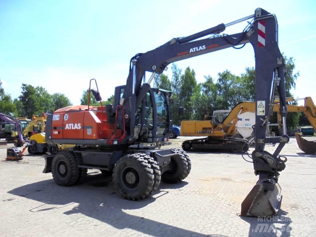 Atlas 160 W Kolesové rýpadlá