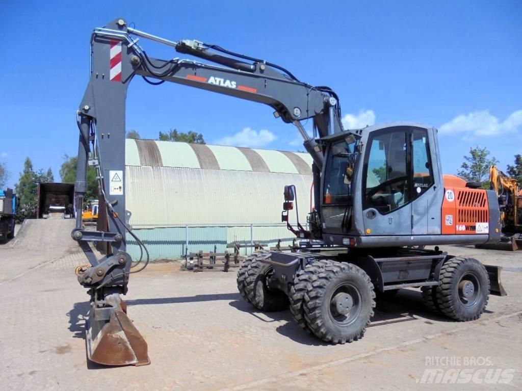 Atlas 160 W Kolesové rýpadlá