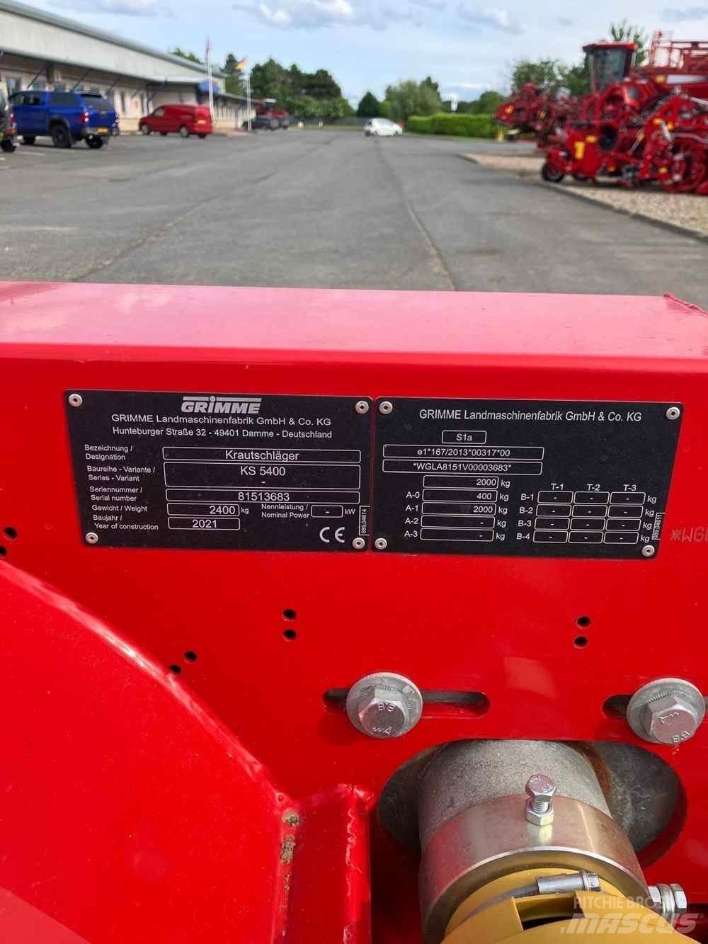 Grimme KS 5400 Zariadenie na pestovanie zemiakov - Iné