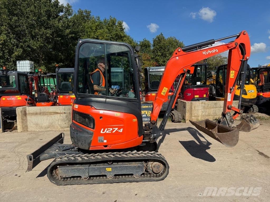 Kubota U 27-4 Mini rýpadlá < 7t