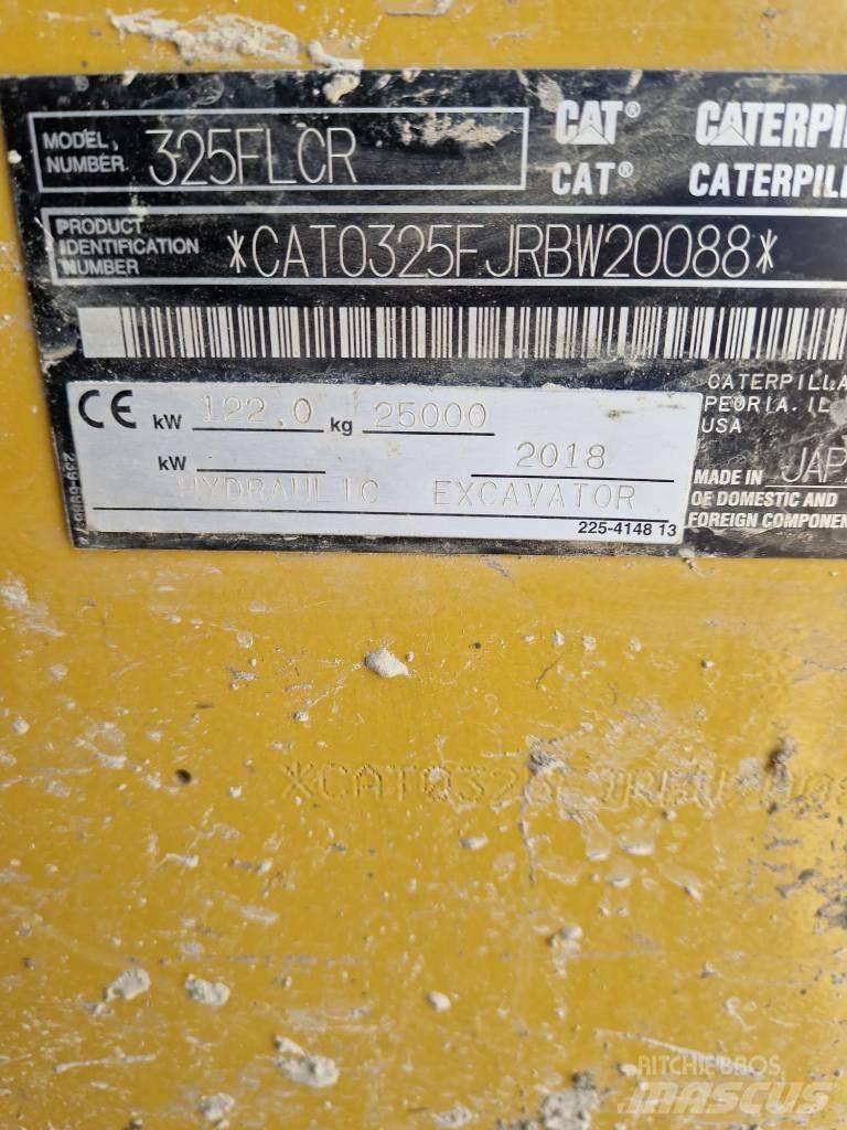 CAT 325 F Pásové rýpadlá