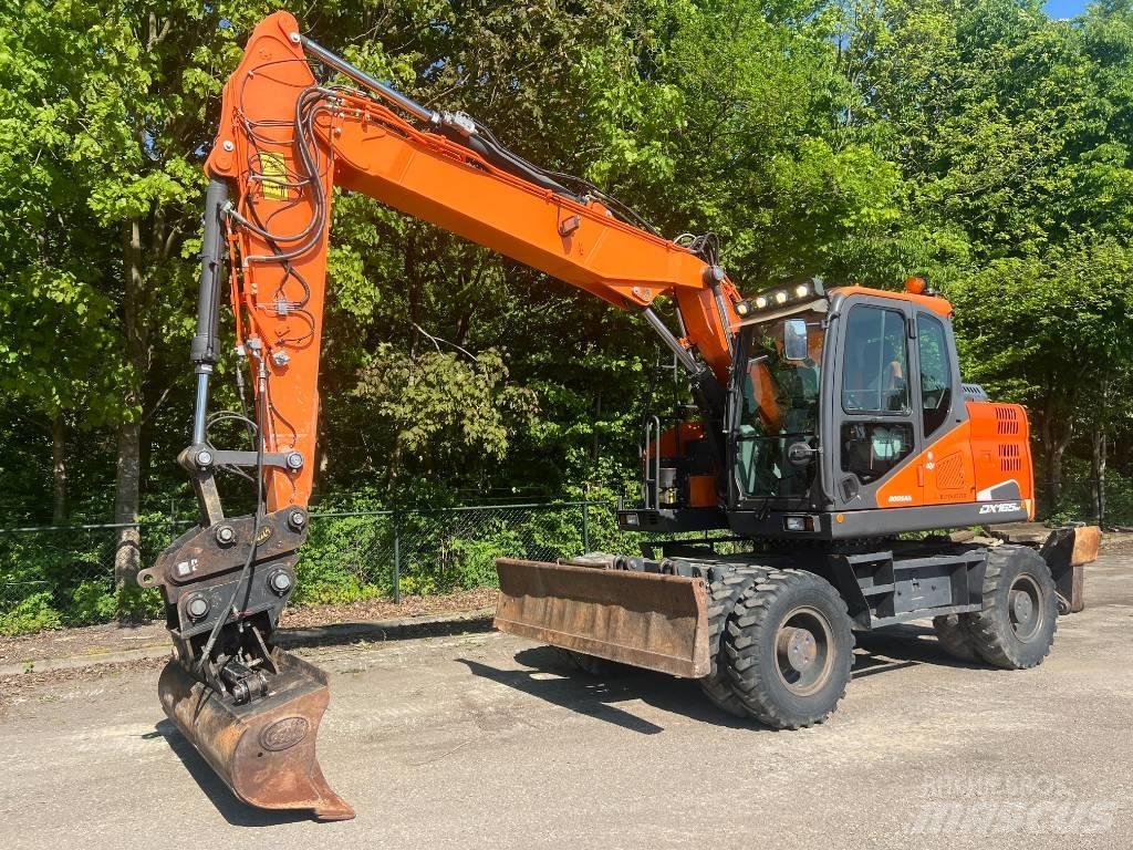 Doosan DX 165 W-5 Kolesové rýpadlá