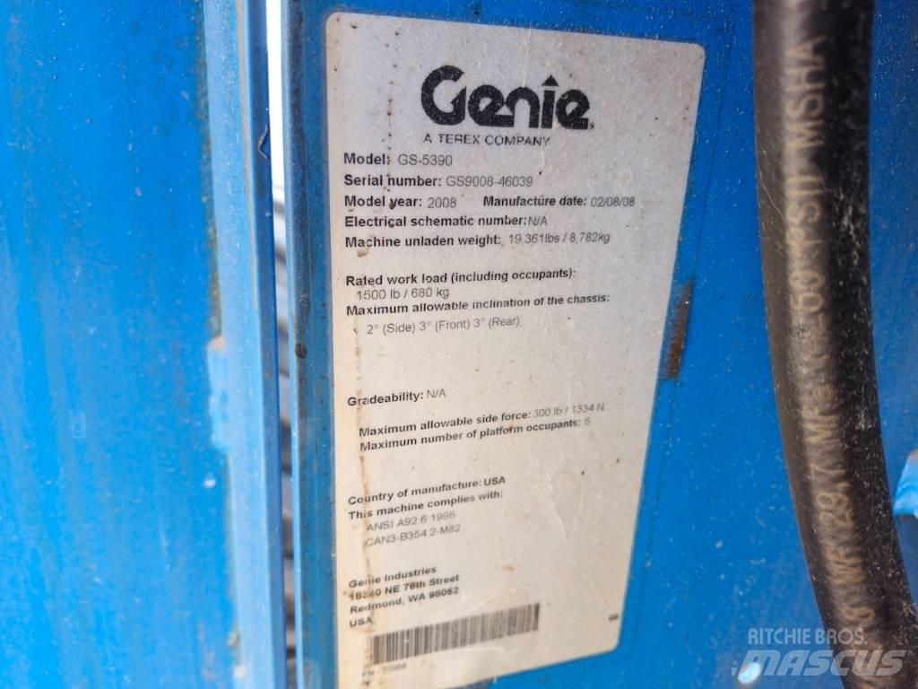 Genie GS-5390 Nožnicové zdvíhacie plošiny