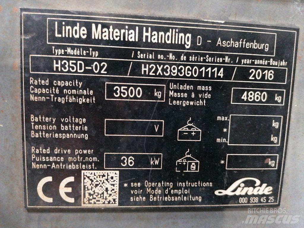 Linde H35D-02 Dieselové vozíky