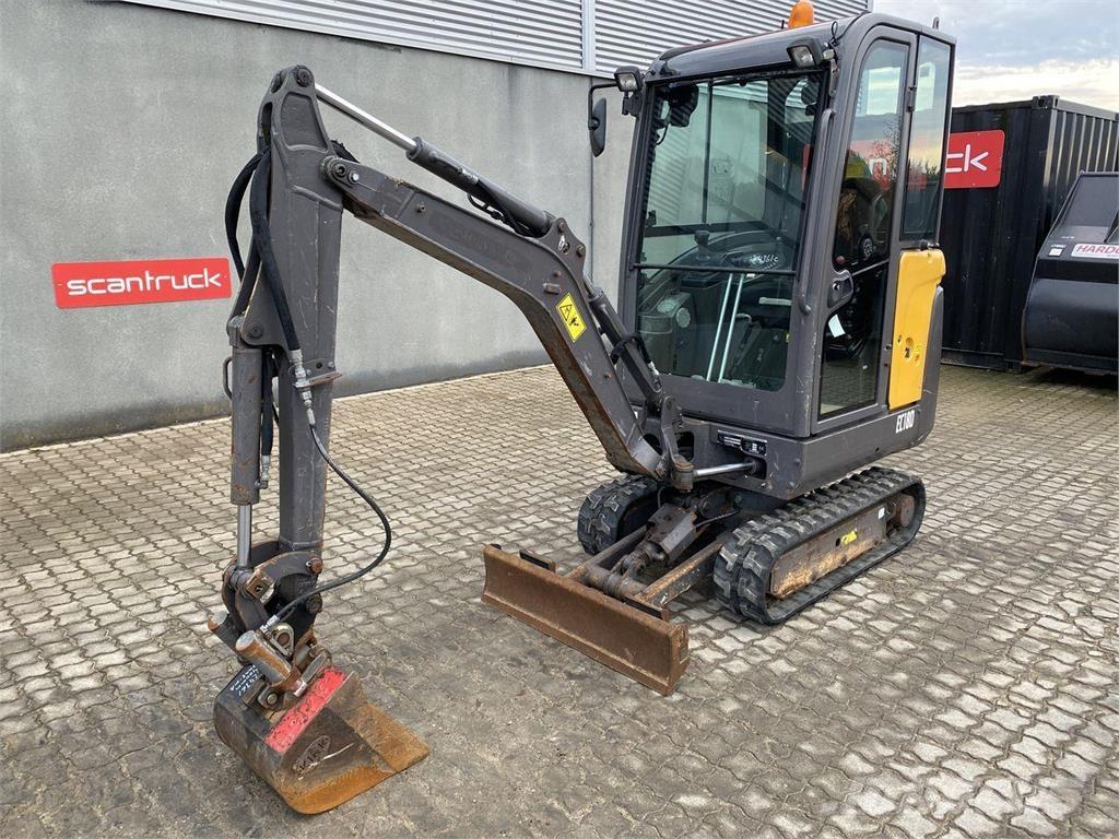 Volvo EC18D Kolesové rýpadlá