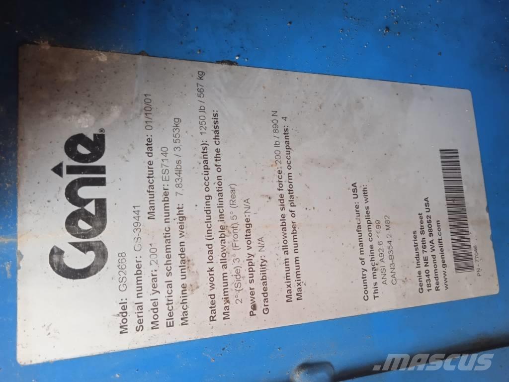 Genie GS 2668 RT Nožnicové zdvíhacie plošiny