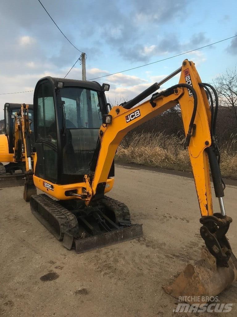 JCB 8020 Mini rýpadlá < 7t