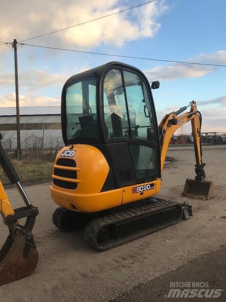 JCB 8020 Mini rýpadlá < 7t