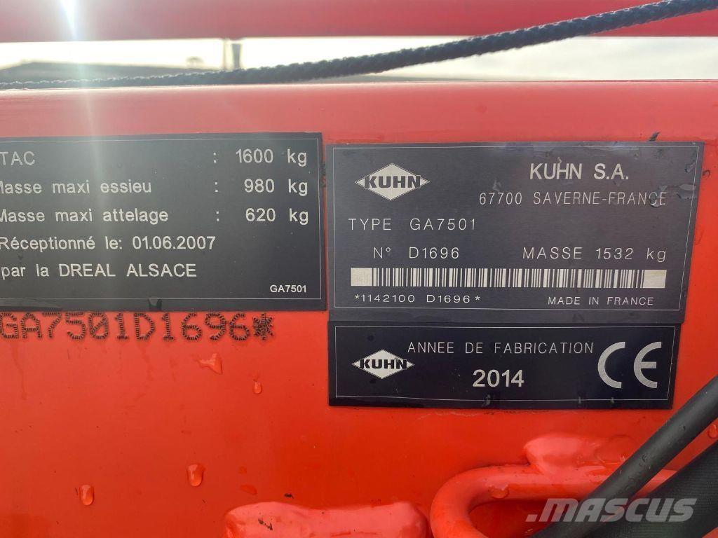 Kuhn GA 7501 Riadkovače