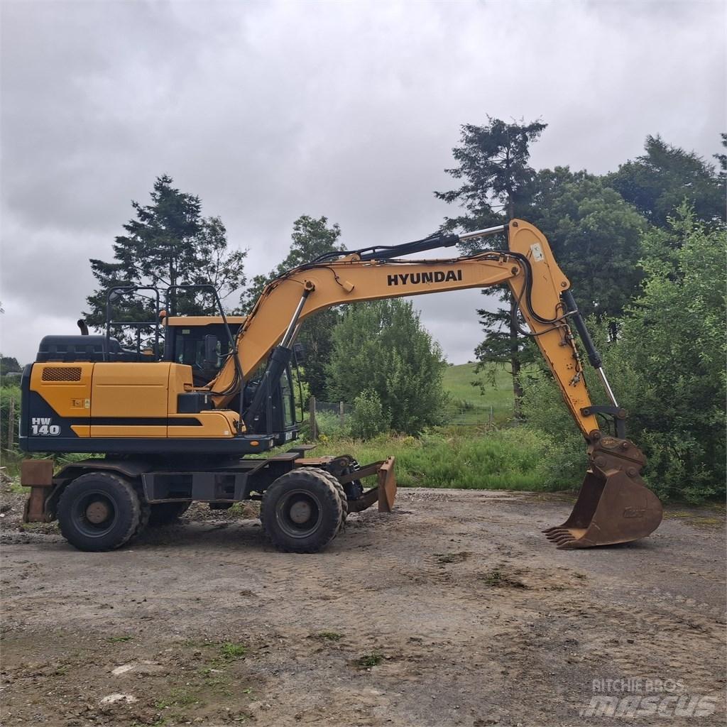 Hyundai HW 140 A Kolesové rýpadlá