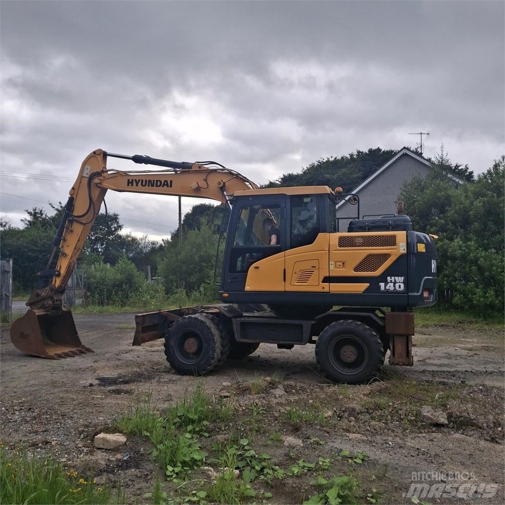 Hyundai HW 140 A Kolesové rýpadlá
