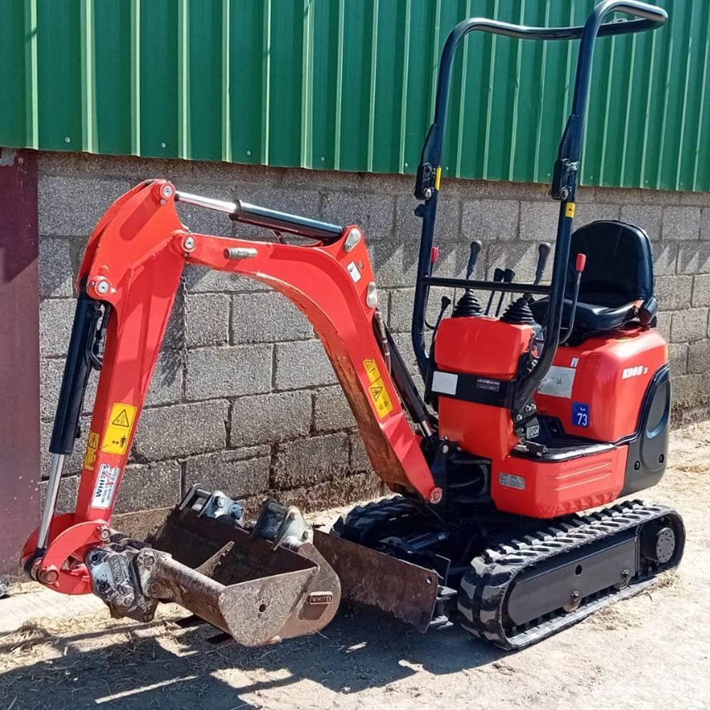 Kubota K 008-3 Mini rýpadlá < 7t