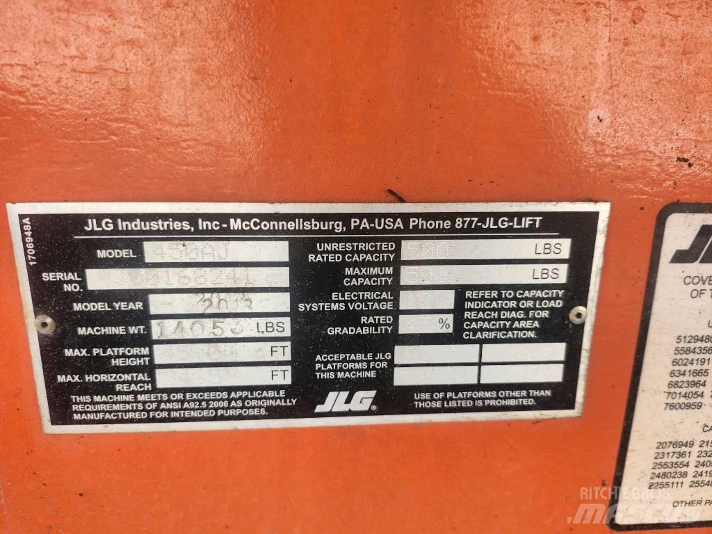 JLG 450 AJ Kĺbové plošiny