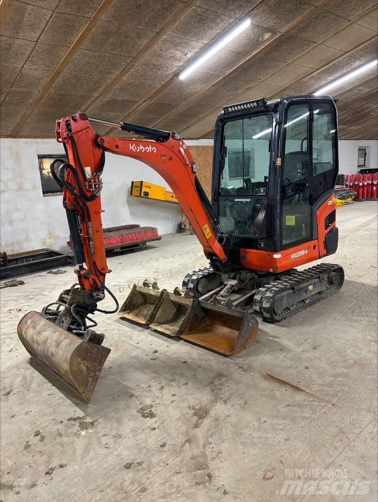 Kubota KX 19-4 Mini rýpadlá < 7t