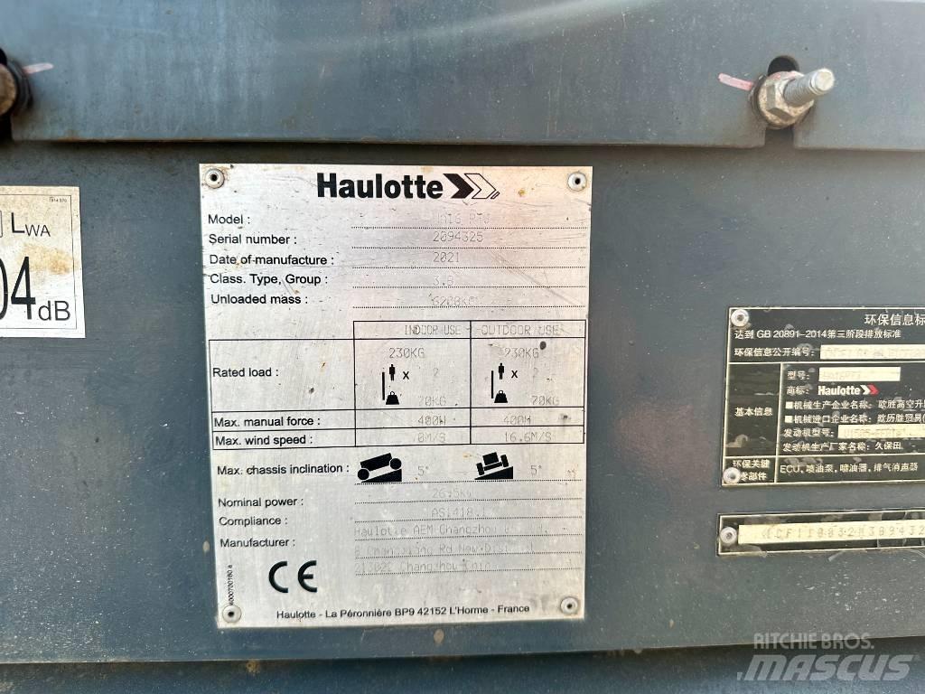 Haulotte HA16RTJ Kĺbové plošiny