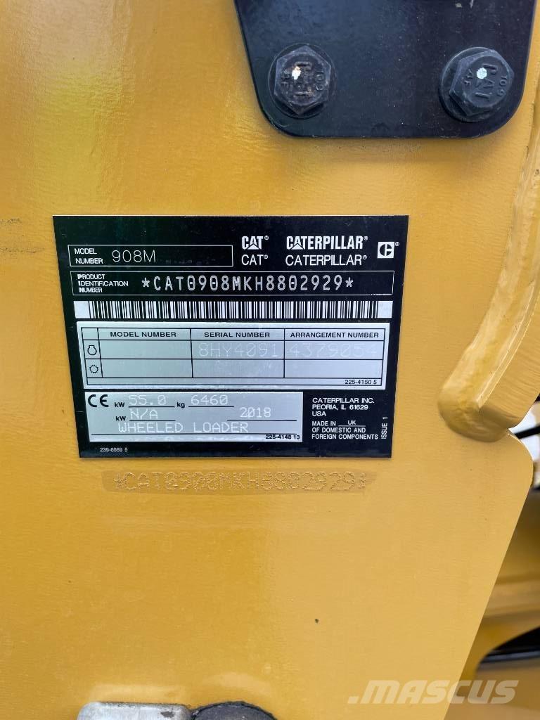 CAT 908 M Kolesové nakladače