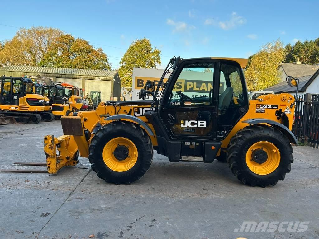 JCB 533-105 Teleskopické manipulátory