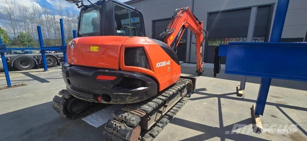 Kubota KX 080-4 CX Midi rýpadlá 7 t - 12 t