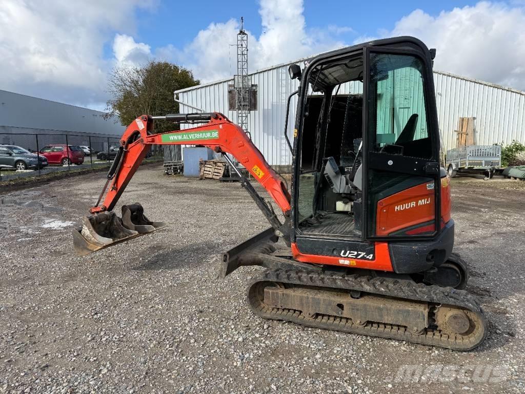 Kubota U 27-4 Mini rýpadlá < 7t