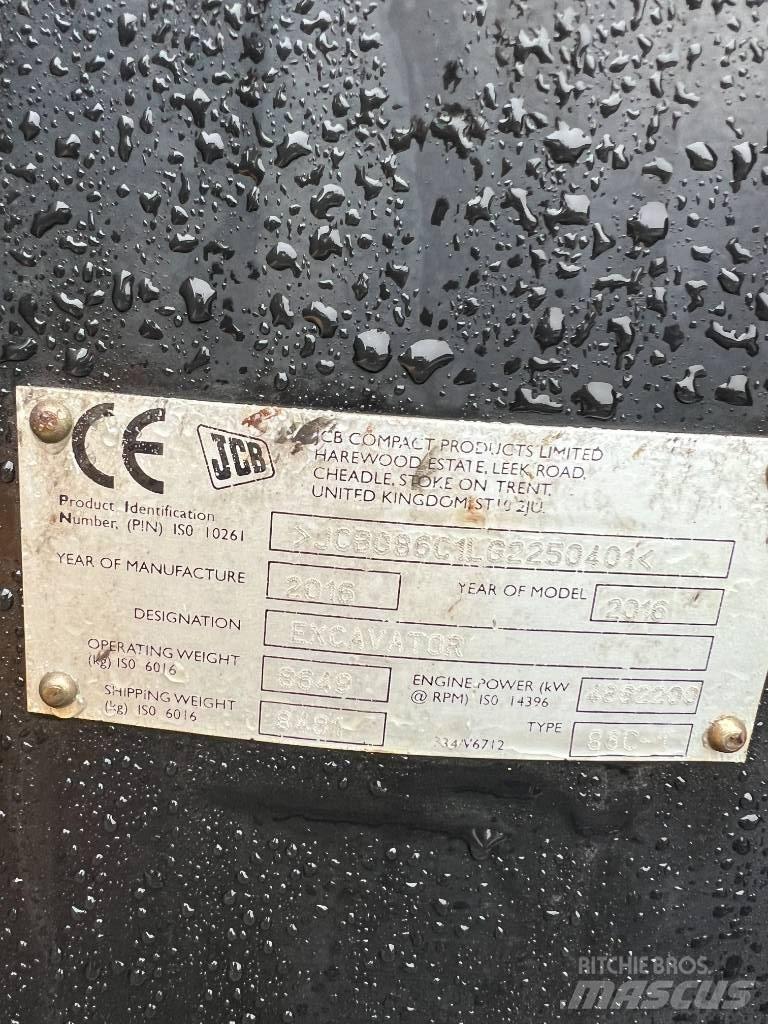 JCB 86 C-1 eco Midi rýpadlá 7 t - 12 t
