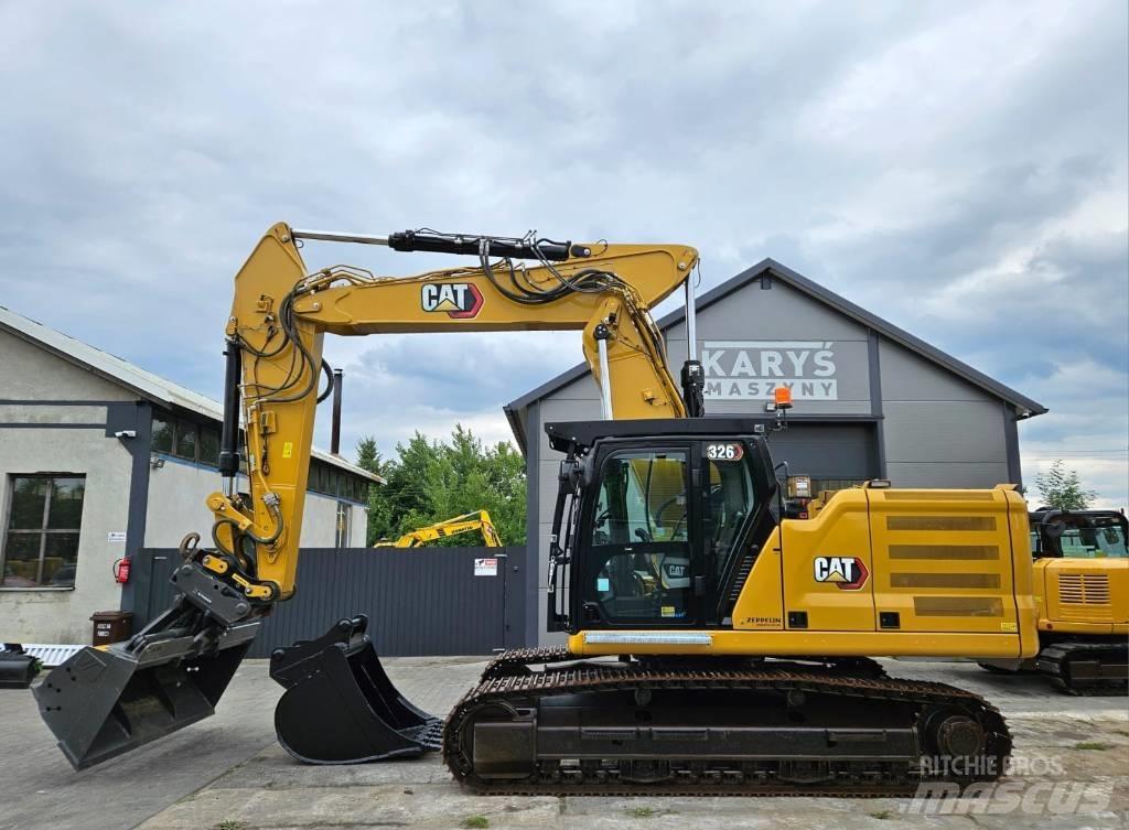 CAT 326-07 Pásové rýpadlá