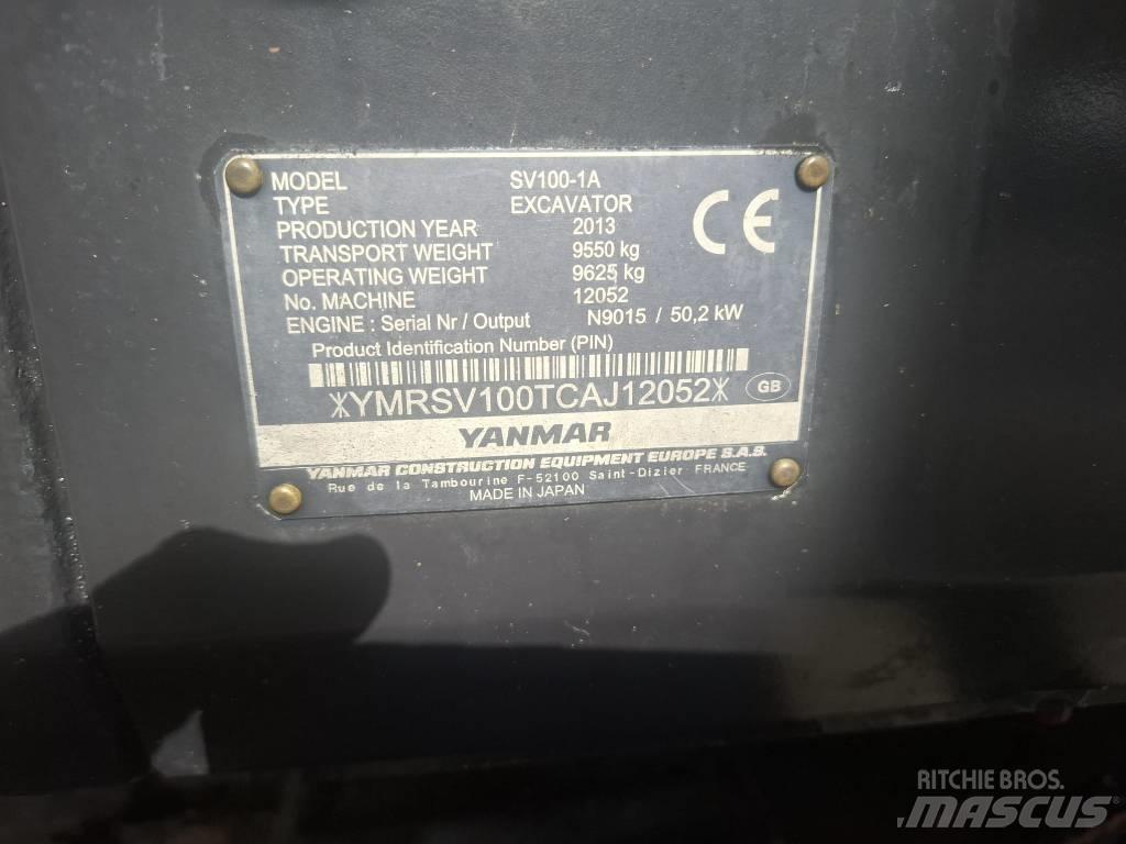 Yanmar SV 100-1A Midi rýpadlá 7 t - 12 t