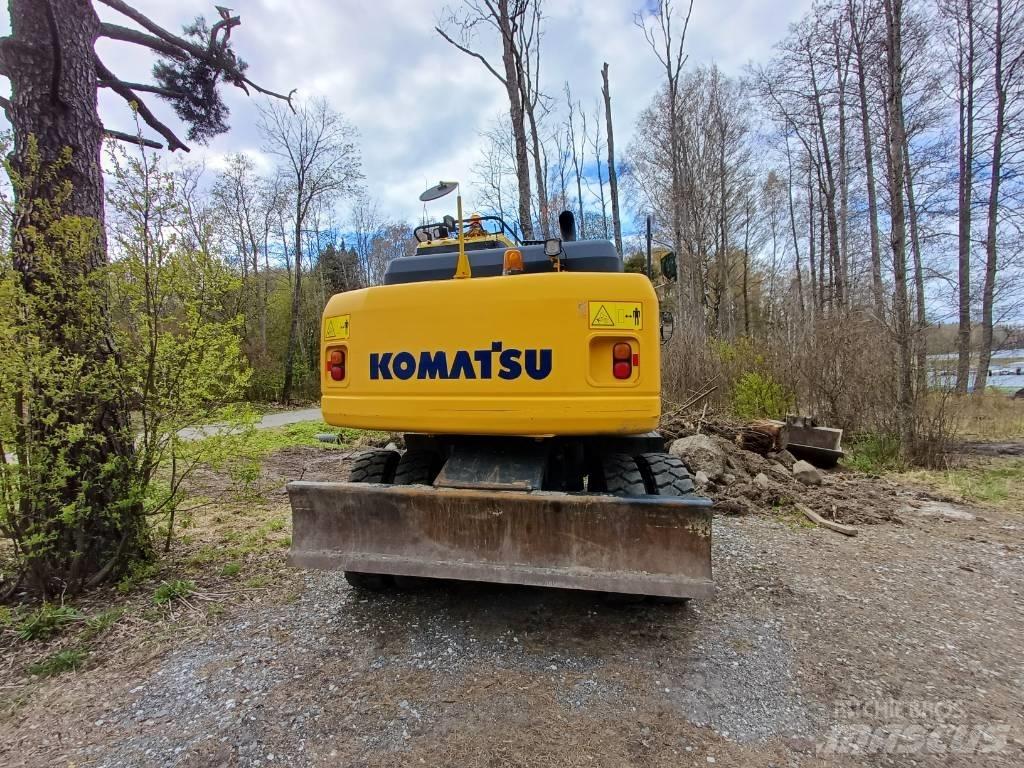 Komatsu PW 160-7E0 Kolesové rýpadlá