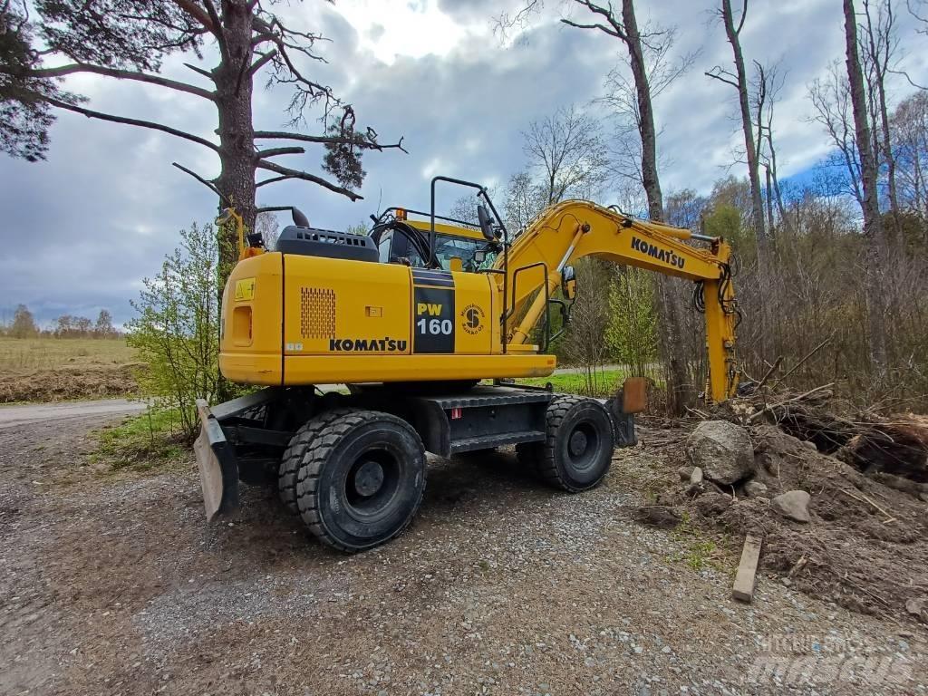Komatsu PW 160-7E0 Kolesové rýpadlá