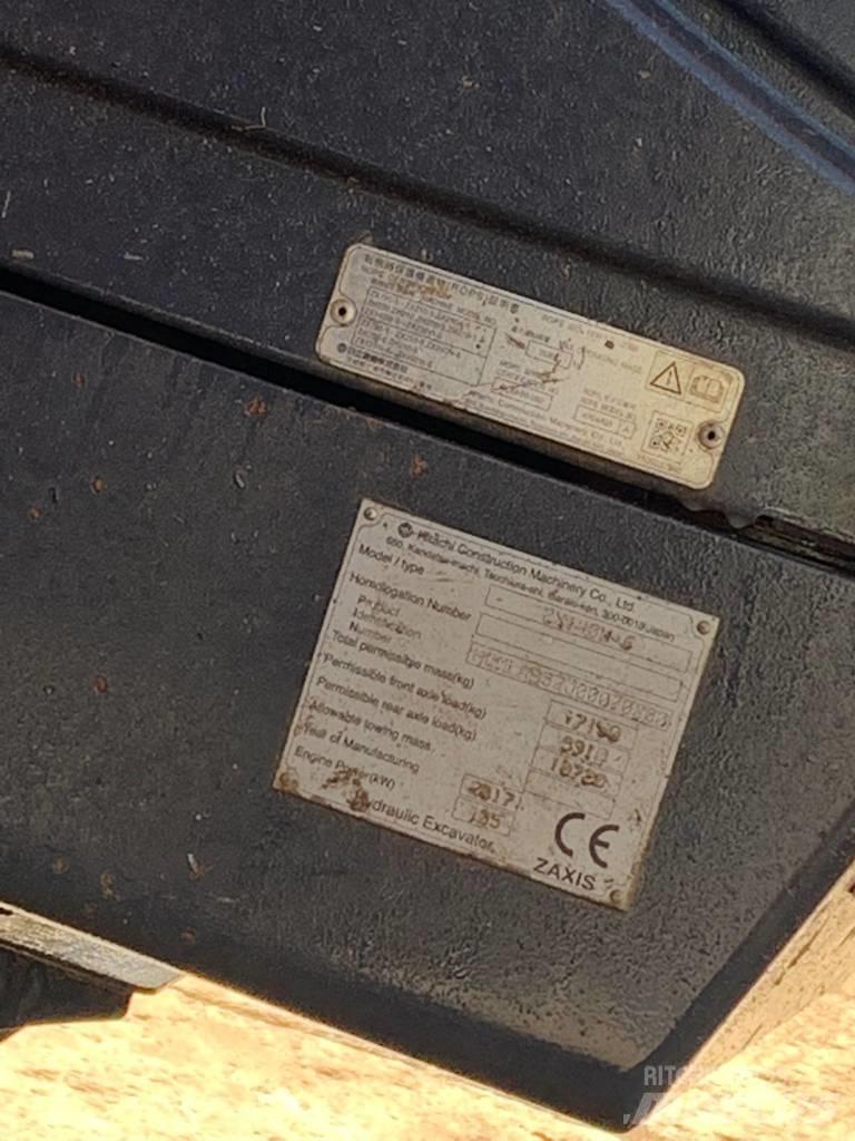 Hitachi ZX 140 W Kolesové rýpadlá