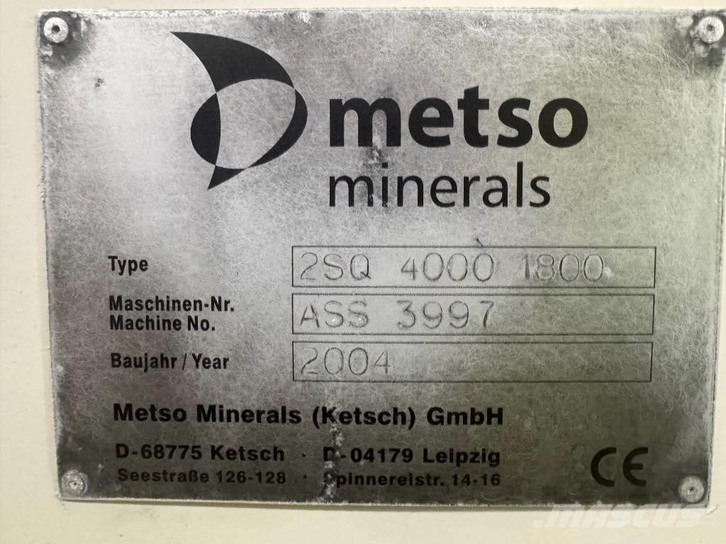 Metso 2SQ 4000 1800 Triedičky